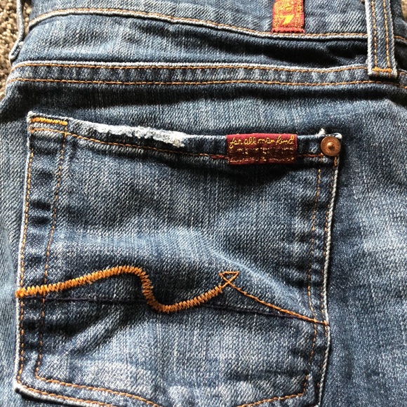 7 for all Mankind boot cut jeans - Picture 2 of 3